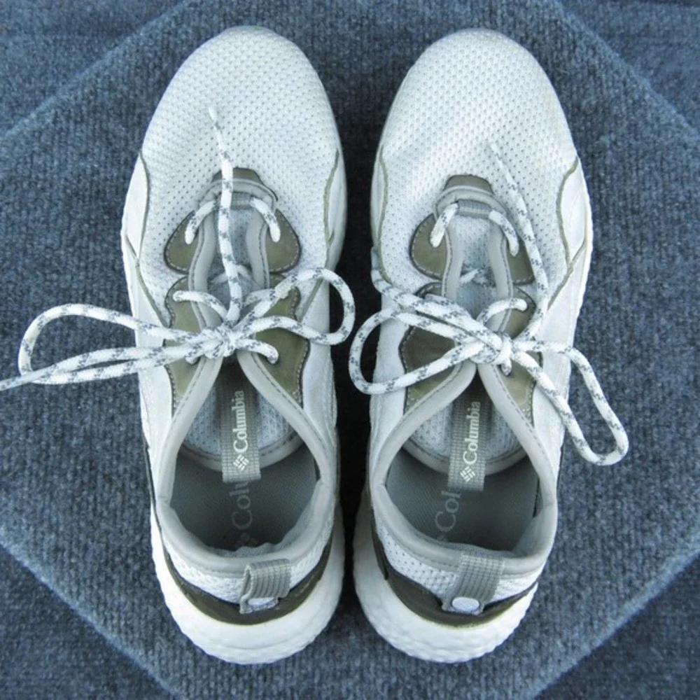Columbia BL0081-100 Women Sneaker Shoes White Synthetic Lace Up Size‎ 9 Medium